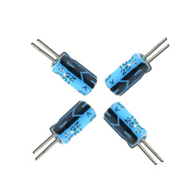 Blue Color Mini Aluminum Electrolytic Capacitor